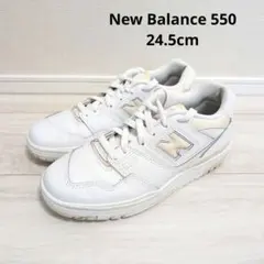 New Balance 550 ホワイト/アイボリー 24.5cm ウィメンズ