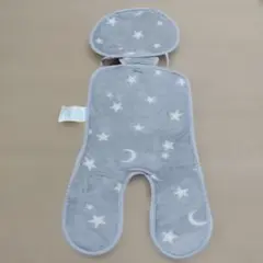 ニトリ　Nウォーム　ベビーカーシート 星柄 グレー　あったか