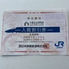 京都鉄道博物館 入館割引券 (半額)
