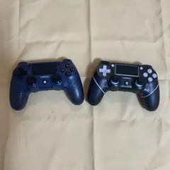 ダークブルー &ブラックワイヤレスコントローラー 2個セット