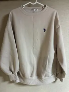 U.S. POLO ASSN. ベージュ トレーナー