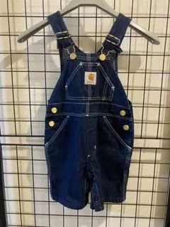 ベビー キッズ 80 カーハート オーバーオール デニム 美品 XS