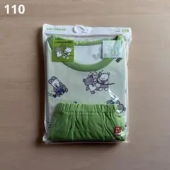 新品 110 ユニクロ ドライ パジャマ 絵本 こぐまちゃん 半袖 ハーフパンツ