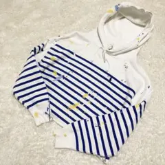 ※ポロラルフローレン パーカー ホースロゴ 刺繍 ペイント ボーダー ショート