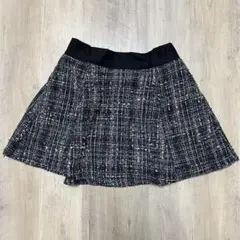 AS KNOW AS Pinky ミニスカート ラメ ツイード