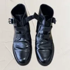 【美品】MARNI Leather Boots Black Size 43 箱有