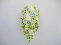 見本♡　ウェディング　ブーケ　ブートニア付き　結婚式　プリザーブドフラワー