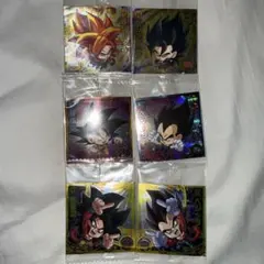 ドラゴンボール ホログラムシール 6枚セット