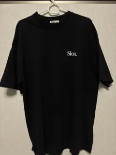 Slon刺繍 Logo Cotton Tシャツ Lサイズ 黒 ブラック - メルカリ