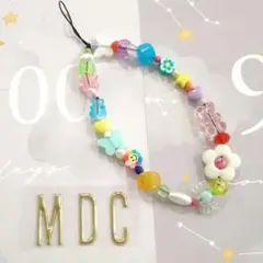 ３６　ビーズストラップ　ハンドメイド　カスタム