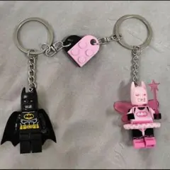 【新品未使用】LEGO 風キーホルダー　2個セット☆ペア☆お揃い☆