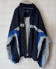 90s!Wilson ナイロンジャケット ネイビー XL