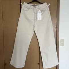 classicalelf ハイウエスト デニム パンツ（アイボリー）のサムネイル