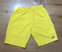 ヨネックス　YONEX　サイズS　ユニ　ハーフパンツ　テニス　バド　イエロー匿名