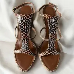 パイソン サンダル