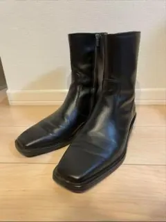 HARE ハレ スクエアトゥ ジップアップブーツ