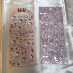 サンリオ　キティ　クロミ　シール２点セット
