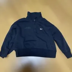 Nike ネイビー ポロシャツ　トレーナー　裏起毛