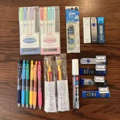 文房具まとめ売り　ゼブラSARASA マイルドライナー シャープ替芯 新品多数