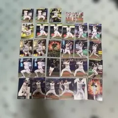 オリックスバファローズ　プロ野球チップスカード　サイン入りセット
