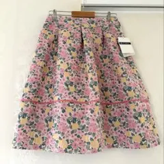 エムズグレイシー☆小花いっぱいジャガードスカート☆未使用タグ付き☆別注４２