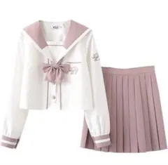 ピンク セーラー服 コスプレ 長袖 Mサイズのサムネイル