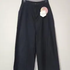 ストレッチ ワイドパンツ