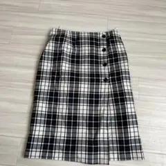 NATURAL BEAUTY BASIC M チェック柄スカート