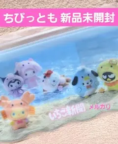 サンリオ ちびっとも スライダーポーチ いちご新聞