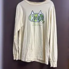 Laundry 長袖Tシャツ ロンT Lサイズ 猫 ピスタチオ 両面プリントのサムネイル