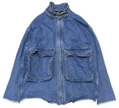 archive 90's miumiu スタンドカラー シャツ ジャケットXL - メルカリ
