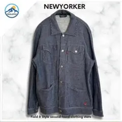 NEWYORKER KAZZOC ワークジャケット ヒッコリーストライプ