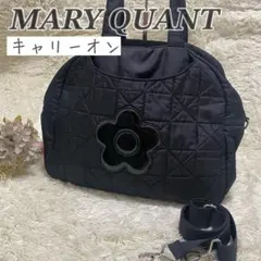 【マリークワント】　ビックバッグ　新品未使用品　黒　ボストン　収納バッグ付　刺繍 マリークワントボストンバック MARY QUANT(マリークワント