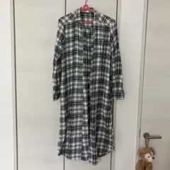 ロングシャツワンピース シャツ　ワンピース　秋物　GU UNIQLO