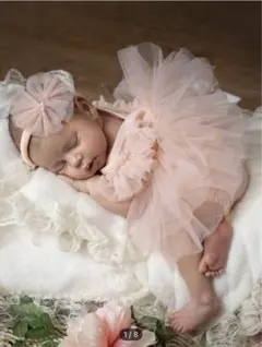 ニューボーンフォトセット ピンク