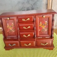 レトロ 木製 鏡台 ミニチュア 家具 ままごと 工芸品 雛飾り レア 