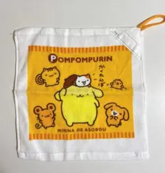 ポムポムプリン タオル 約28cm四方 サンリオ