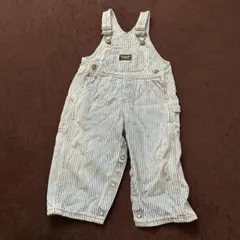 OshKosh B'Gosh ストライプオーバーオール