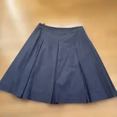 Queens Court グレー　プリーツスカート サイズ2