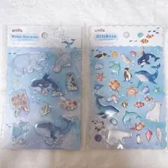 amifa ウォーターシール シールアクアリウム セリア