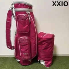 XXIO ゼクシオ キャディバッグ レディース 8.5型 2.8kg 濃いピンクのサムネイル