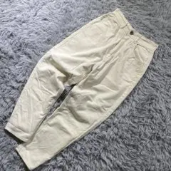 Another Edition コーデュロイテーパードパンツ S 生成り