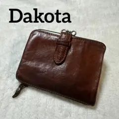Dakota ダコタ クラプトンがま口 本革二つ折り財布 オールレザーウォレットのサムネイル
