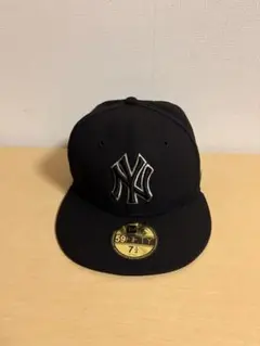 New Era 59FIFTY ブラックキャップ 7 1/4 ヤンキース