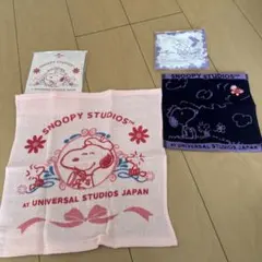 スヌーピー タオル 2枚セット ユニバーサル・スタジオ・ジャパン