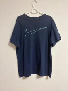 ナイキ ネイビー ロゴ入りTシャツ Lサイズ シンプル 定番 人気