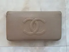 CHANEL キャビアスキン 長財布