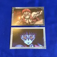 鬼滅の刃　猗窩座　場面写イラストカード