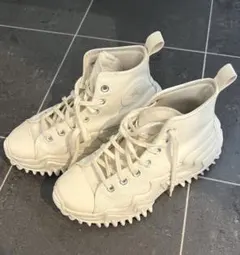 【韓国限定】converseランスターモーション　ハイWhite 23cm