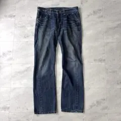 【濃紺】リーバイス エンジニアードジーンズ 立体裁断 00s y2k W30